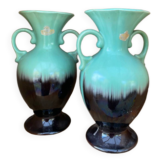 Paire de vases vintage 1950 west germany