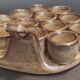 Snail dish Arts ceram grand feu Pointu Puisaye second half of the 20th century