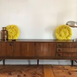 Scandinavian vintage rosewood row