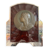 Chrome, Bakelite and Art Deco bronze icon