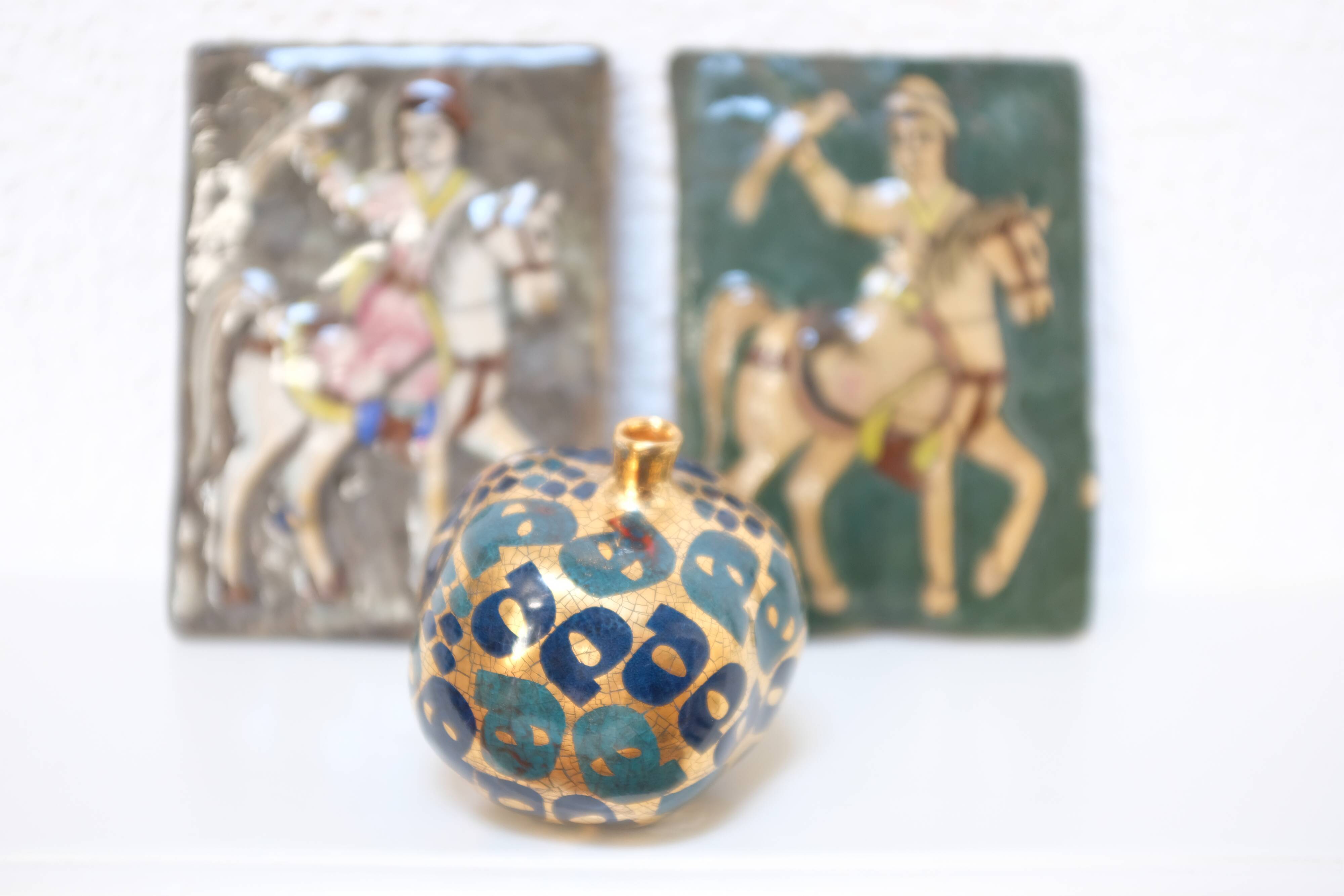 Keyvan Fehri ceramics for India Mahdavi - Iran