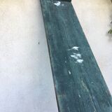 Wooden trestle bench