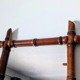 Vintage bamboo mirror 60 x 50 cm