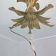 Hollywood regency Hans Kogl palm tree table lamp metal gold gilt 1970