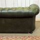 1970s leather Chesterfield three-seater sofa