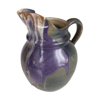 Stoneware water pitcher, L. Pointu style