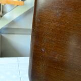 English mahogany folding gateleg table