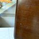 English mahogany folding gateleg table
