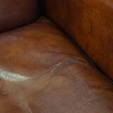 Armchair made of sheep leather