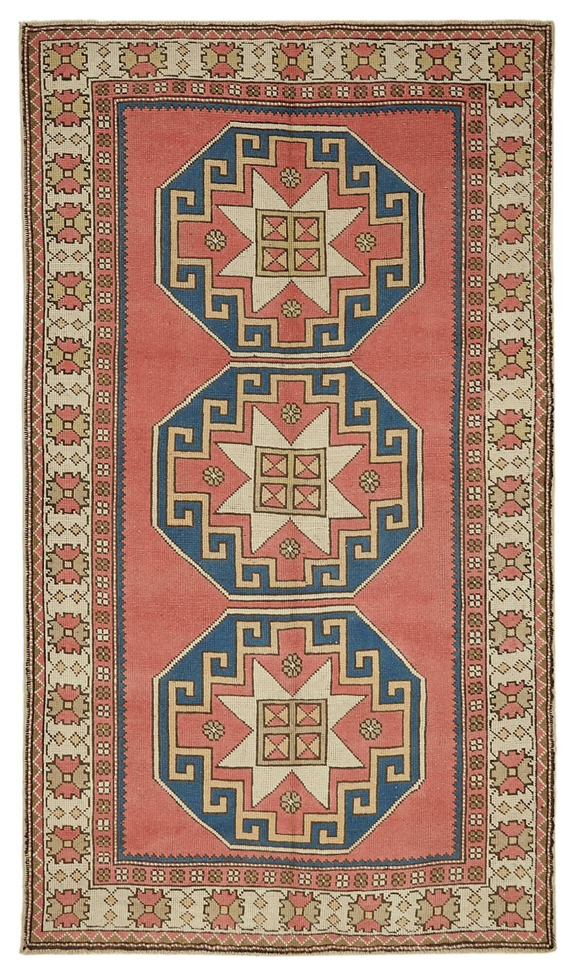 Turkish Vintage Anatolian Rug 143 cm x 239 cm
