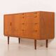 Buffet en teck attribué à Carlo Jensen pour Hundevad & Co., Danemark, années 1970.