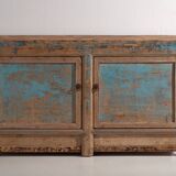 Ancien buffet de salle à manger bleu ciel (vers 1920)