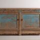 Antique sky blue dining room buffet (circa 1920)