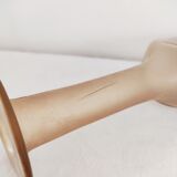 Orange smoked glass vase