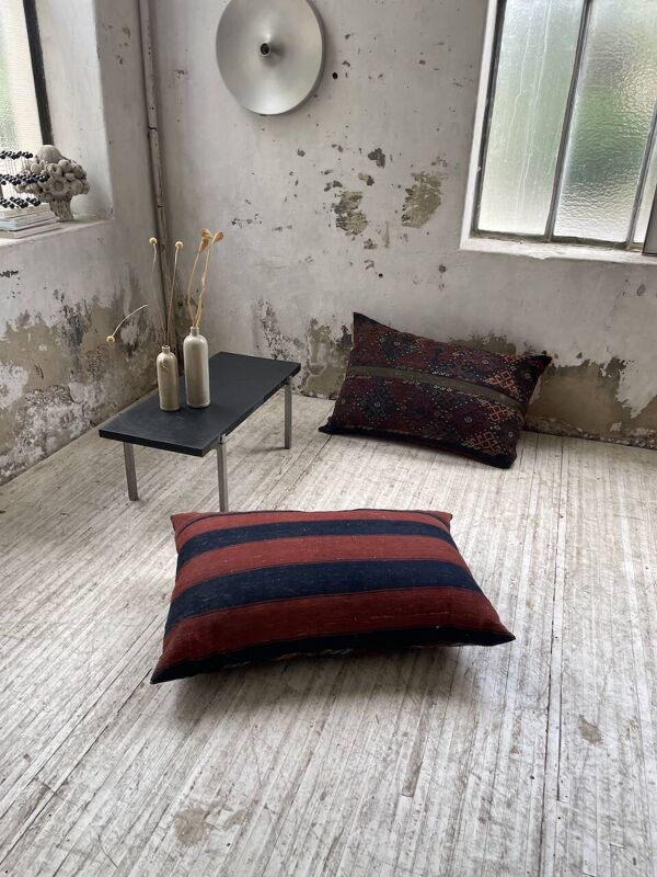 Paire de coussins XXL Kilim vintage