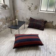 Pair of vintage XXL Kilim cushions
