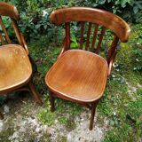 Series of four bistro chairs