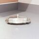 Antique Silver Butter Dish With Crystal Liner & Spoon, Elegant Vintage Tableware