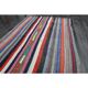 1970s Vintage Turkish Oushak Handmade Wool Cotton Red Runner Rug 95x252