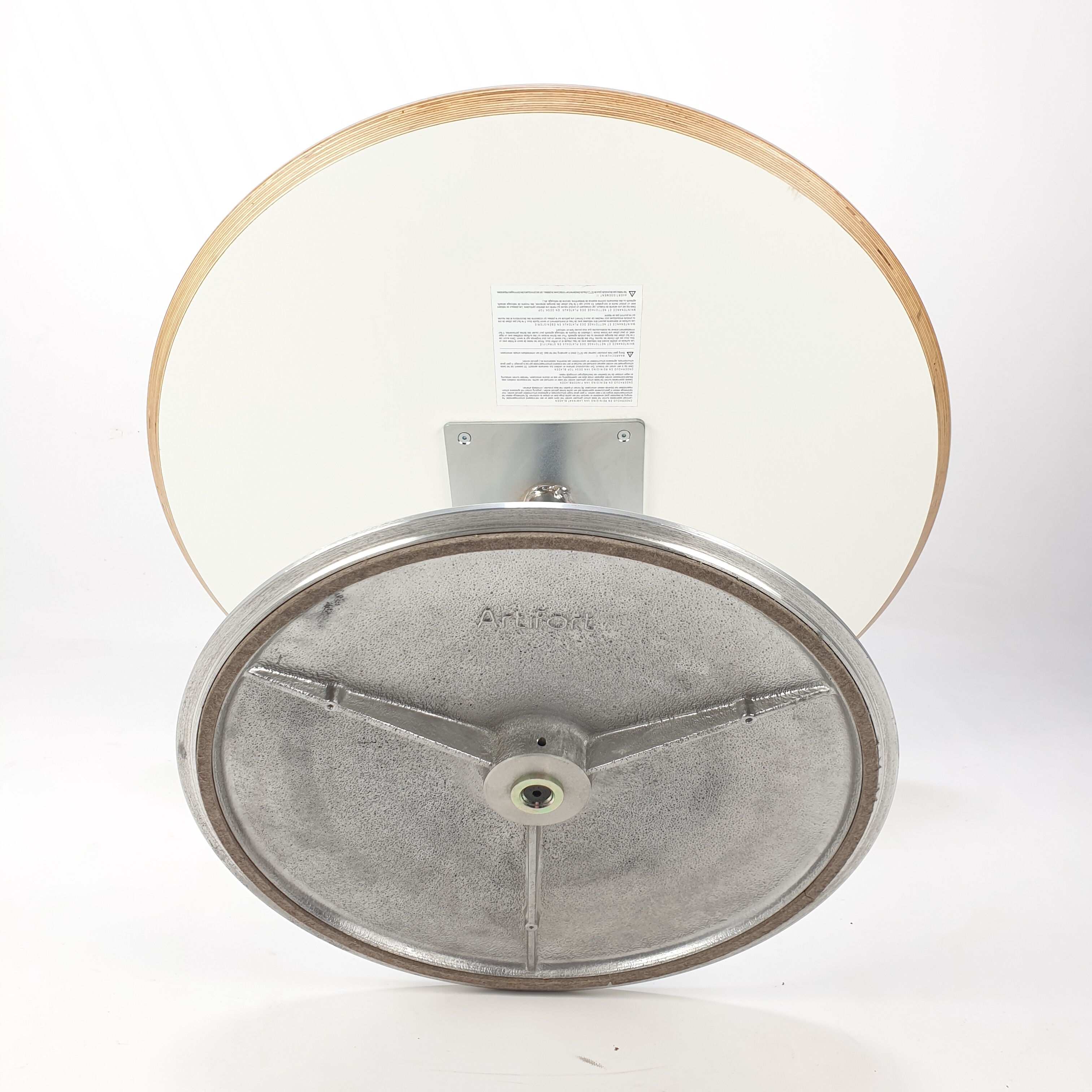 Round coffee table by Pierre Paulin for Artifort, 1990