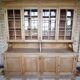 Glass library of a medical school in solid oak from the 1950s.