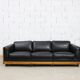 Leather sofa Afra & Tobia Scarpa Cassina