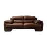 Brown buffalo leather sofa 220cm