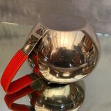 Silver metal teapot WMF vintage design 1960