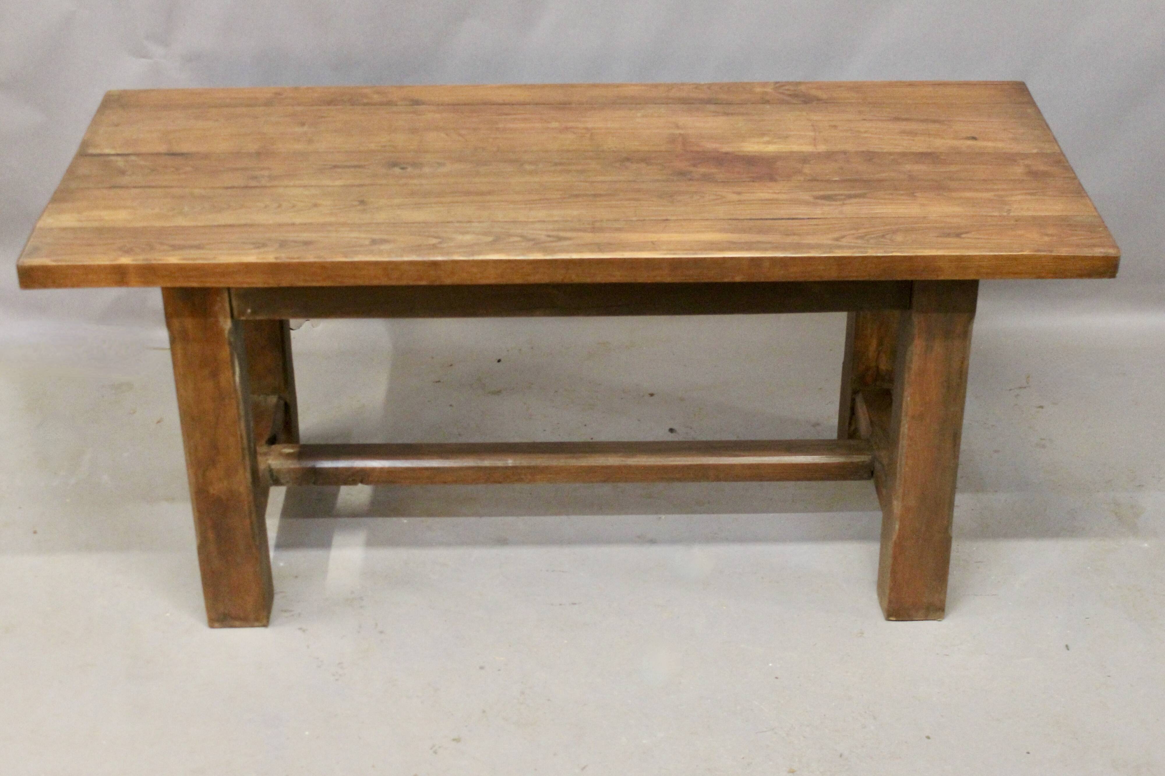 Brutalist Chestnut Table