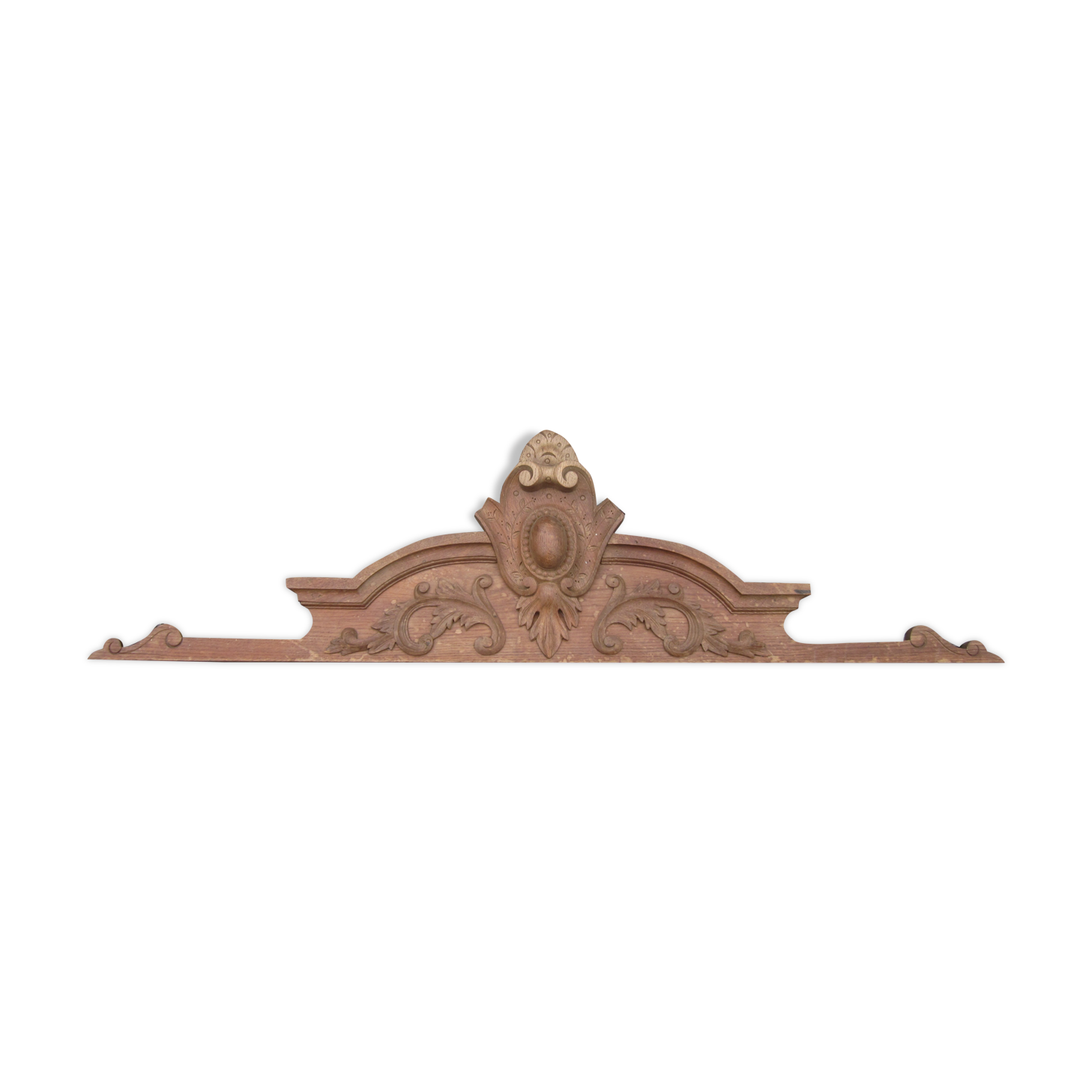 Old pediment in oak