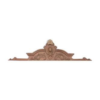 Old pediment in oak