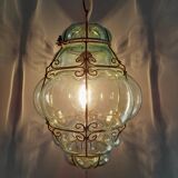 Venetian lantern in blown glass.
