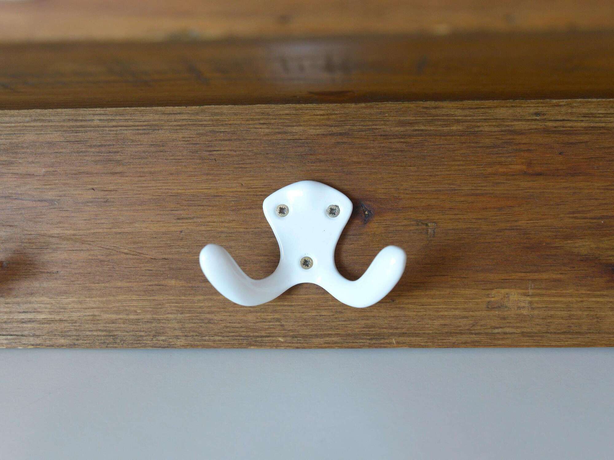 Vintage Wall Wooden Shelf / Mid Century Mail Organizer / Key Holder