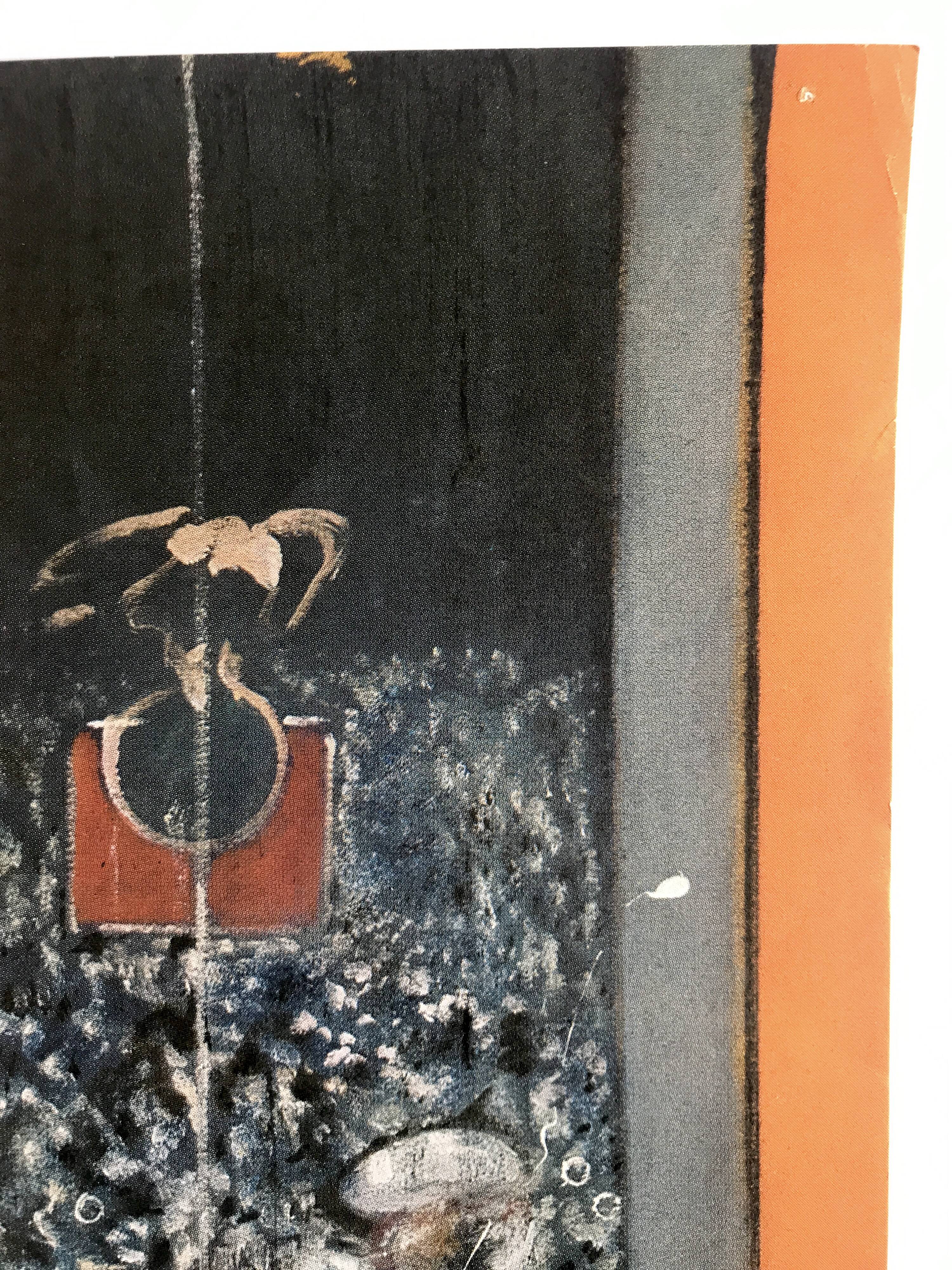 Affiche d'exposition originale de Francis Bacon, Grand Palais, 1972