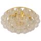 Spectacular Sputnik Flush Mount Glass Snow Balls by Doria, Germany, 1970s
