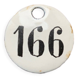 Vintage Enamel Train Seat Numbers from Europe Lucky Number House Number Room