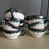 Vintage 7 Earthenware Mugs
