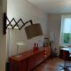 Lampe potence accordéon scandinave en teck 1960