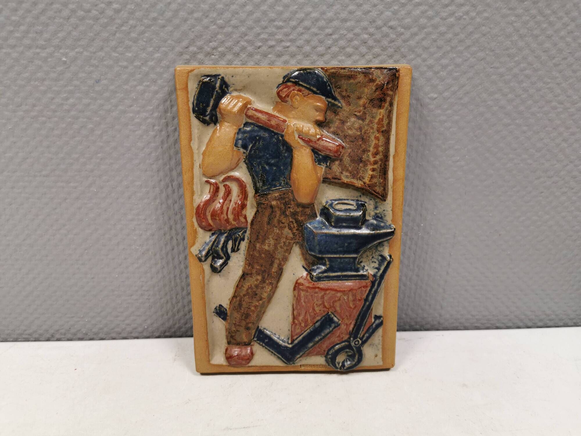 Ceramic relief by Harald Isenstein, for Michael Andersen, Denmark 1960s
