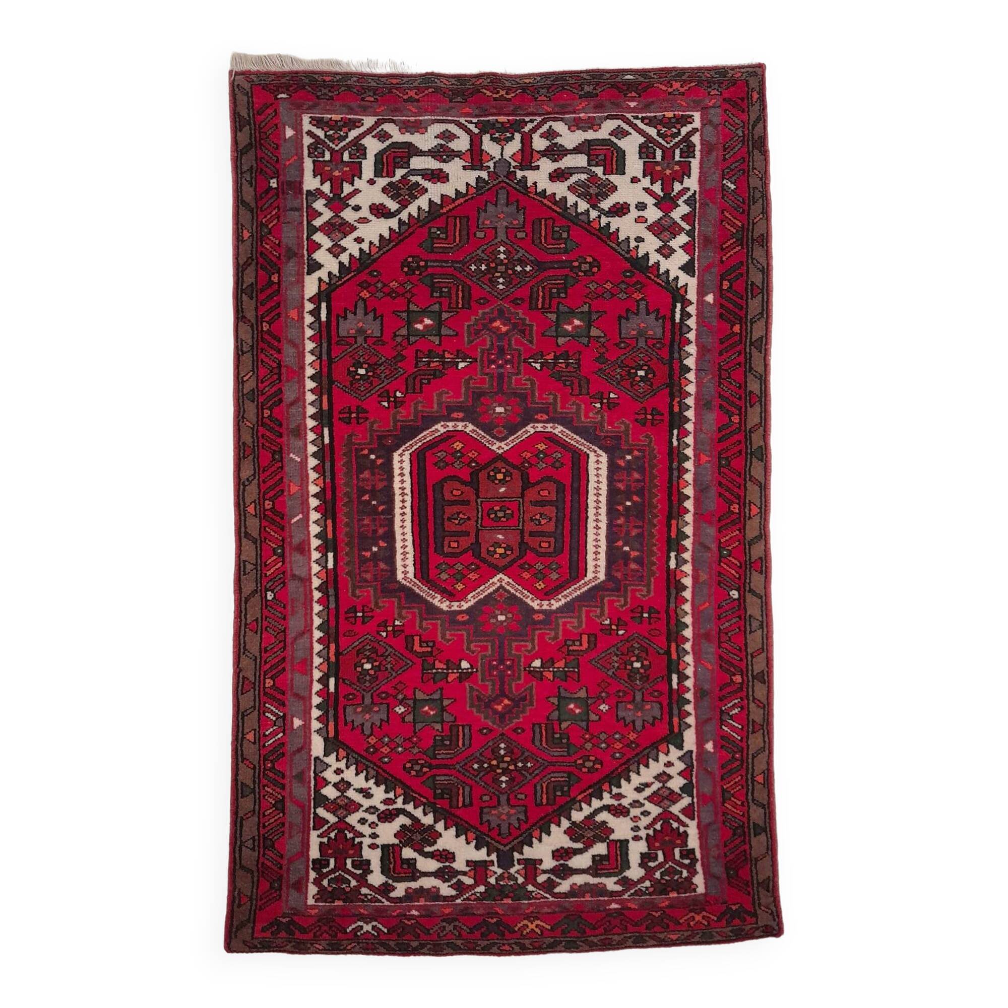 Handmade Persian Zangian Rug 166x103cm