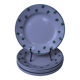 Set of 6 dessert plates 5200 Sarreguemines and Digoin Vintage