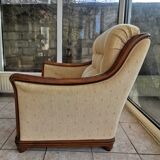 Pair of signed Jacques Leleu armchairs