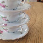 3 vintage Belgian cups from Maison R. Michiels (St Nicolas Waes)