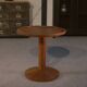 Scandinavian teak pedestal table, 1970s