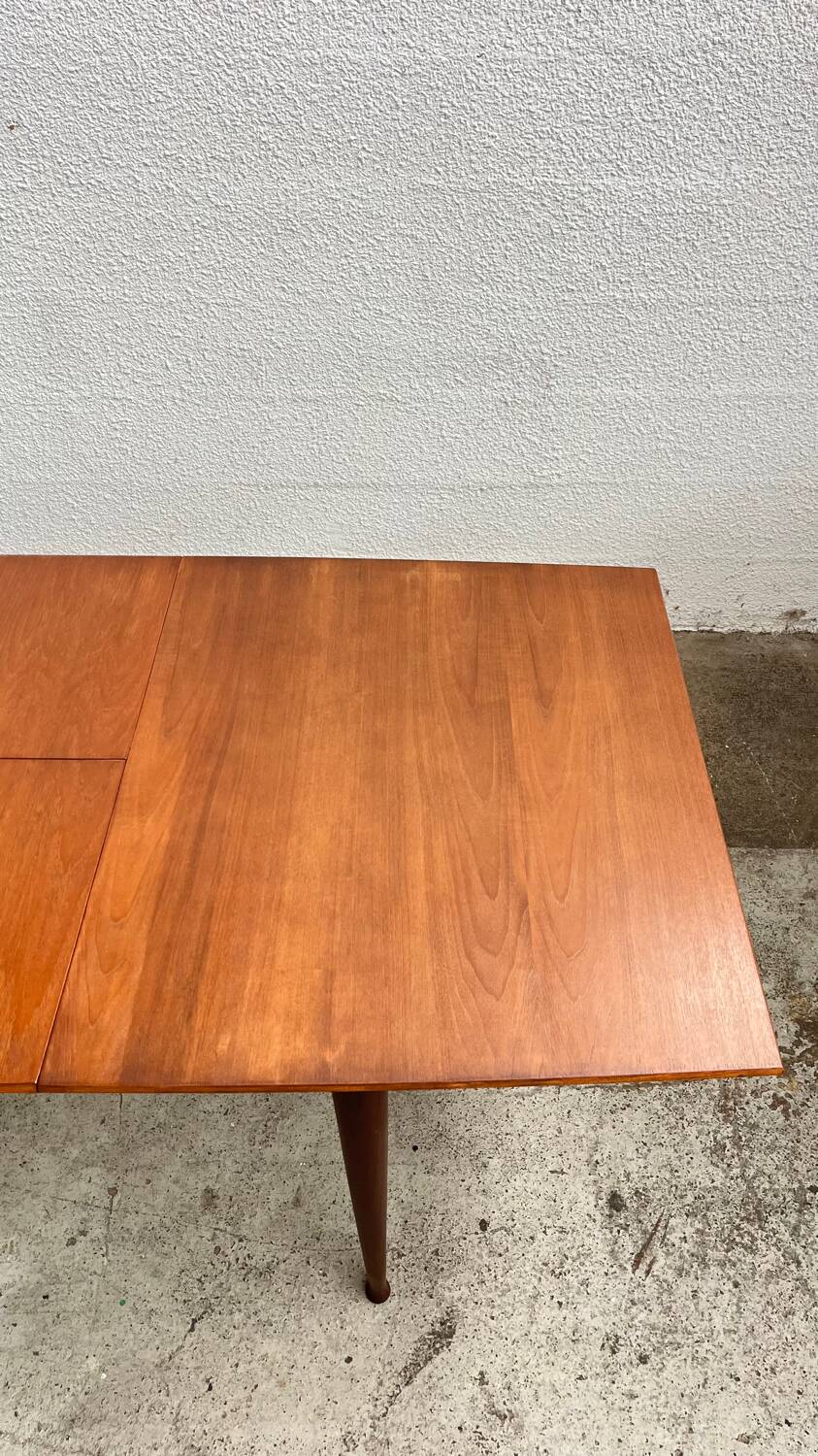 Table scandinave en teck avec rallonge