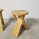 Pair of foldable stools by Adrian Reed