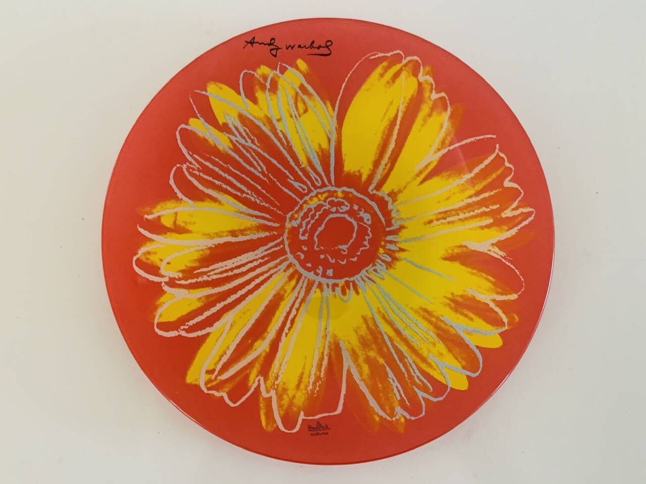 Daisy decorative plate by Andy Warhol, for Rosenthal, 1980s