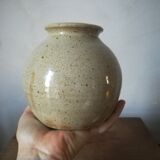 Sandstone ball vase
