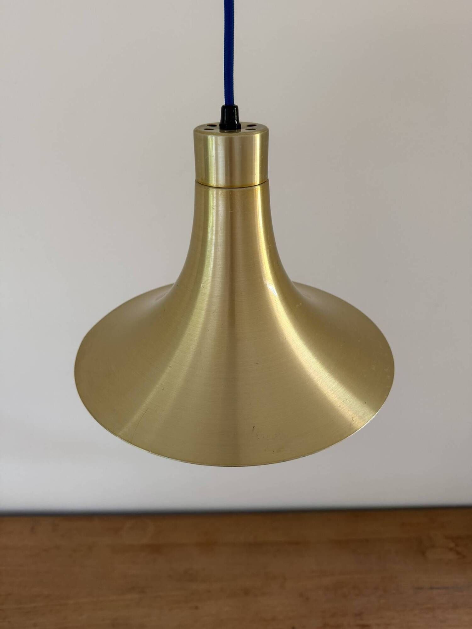 Vintage Danish design lamp in style of Semi pendel - Golden space age lamp