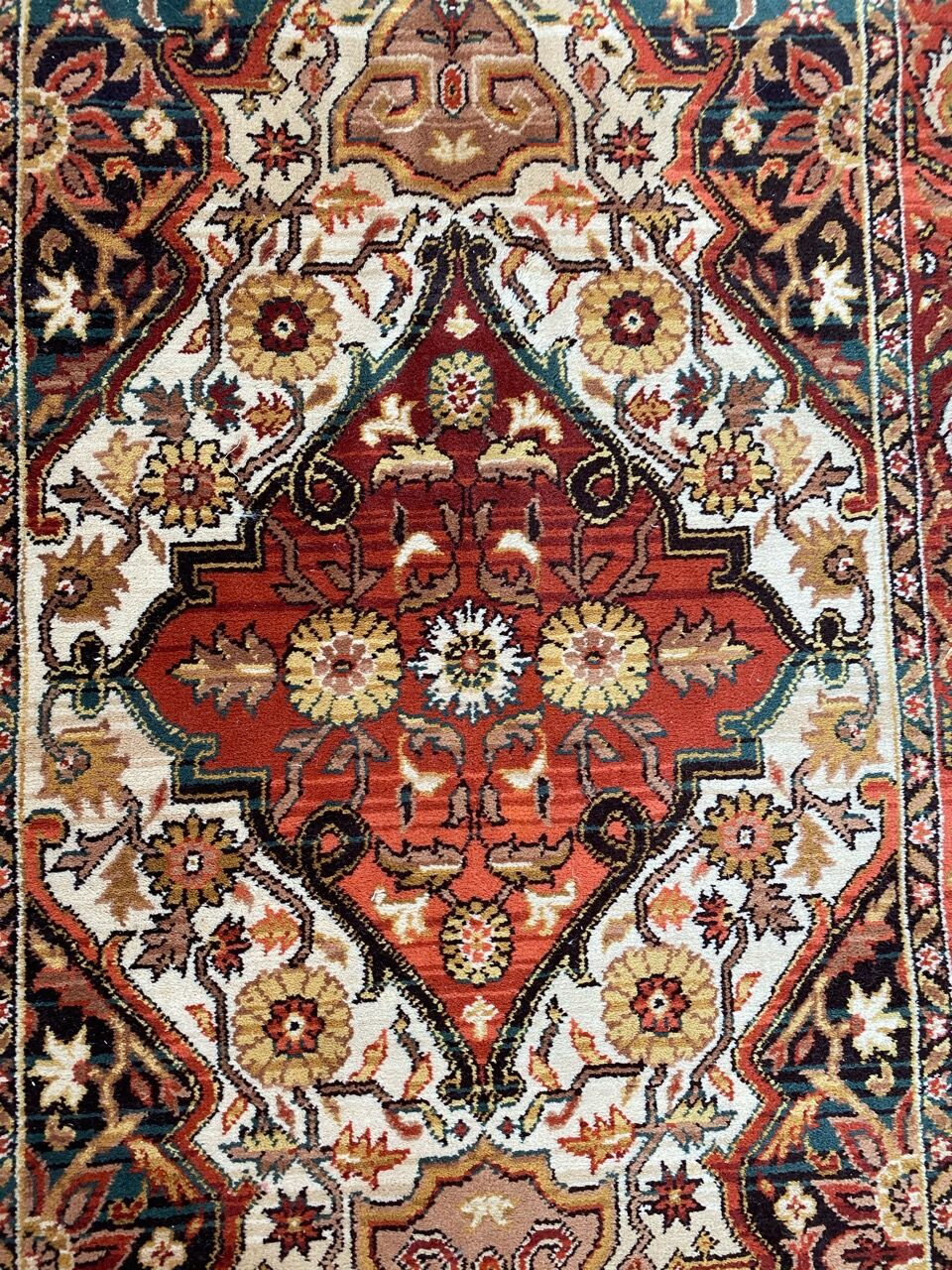 Vintage carpet corridor Persian style 89x300 cm